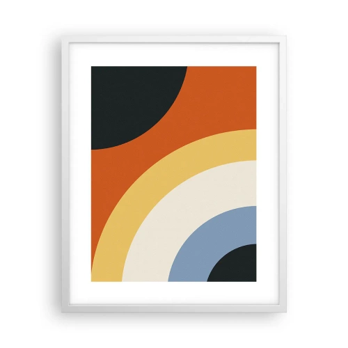 Affiche dans un cadre blanc - Poster - Vers son soi - 40x50 cm