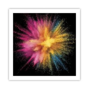 Affiche - Poster - Origine des couleurs - 60x60 cm