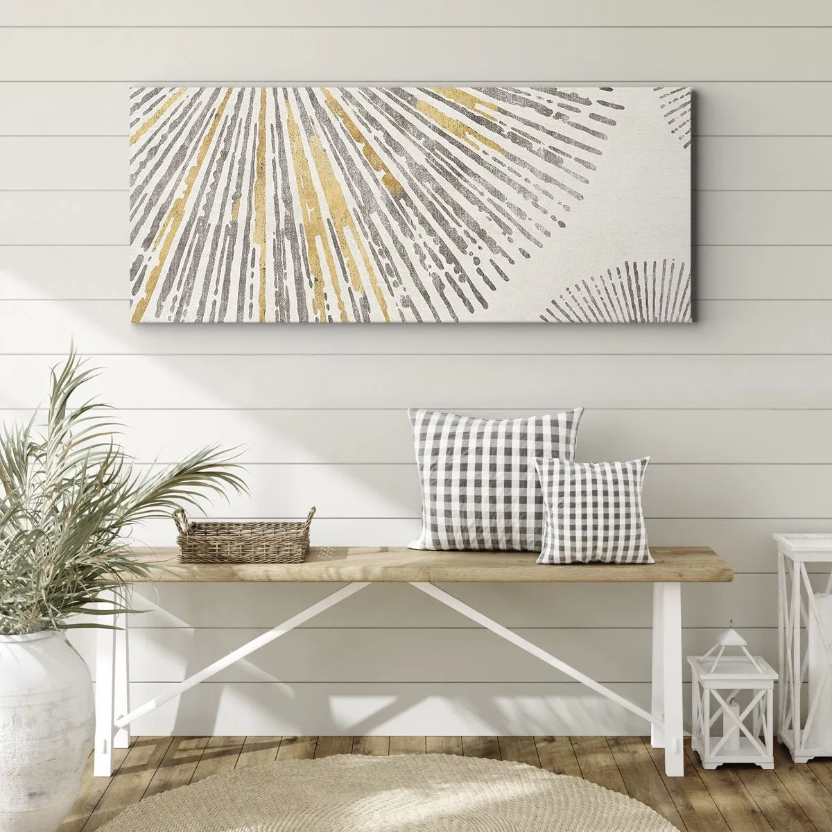Impression sur toile - Image sur toile - La beauté du rayon - 90x30 cm