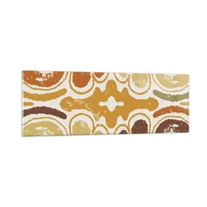 Impression sur verre - Image sur verre - Abstraction sentimentale - 90x30 cm