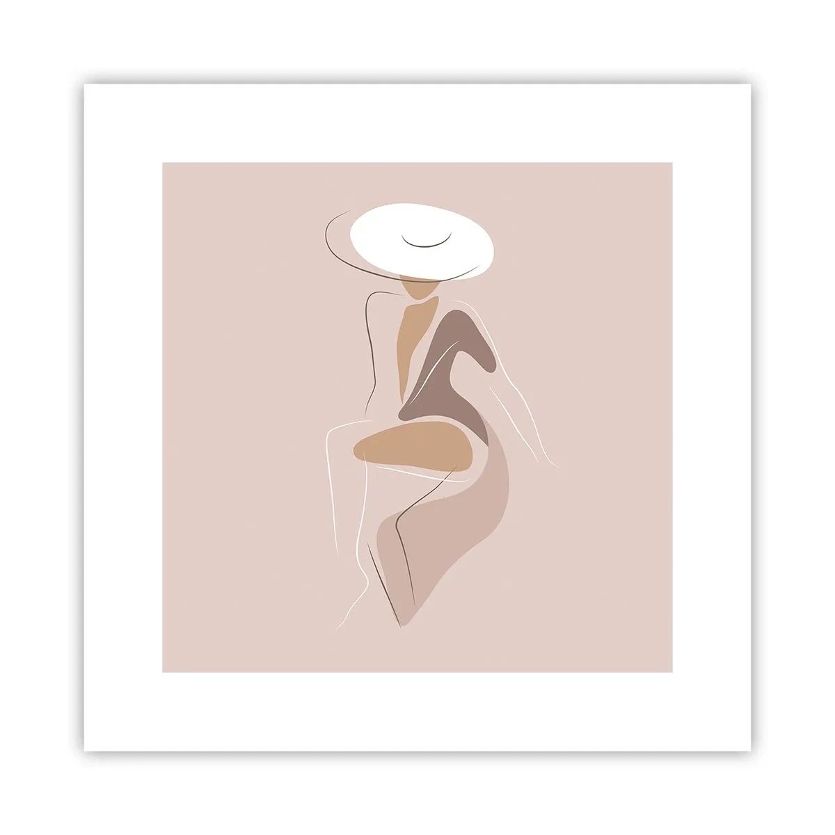 Affiche - Poster - Être une dame - 30x30 cm