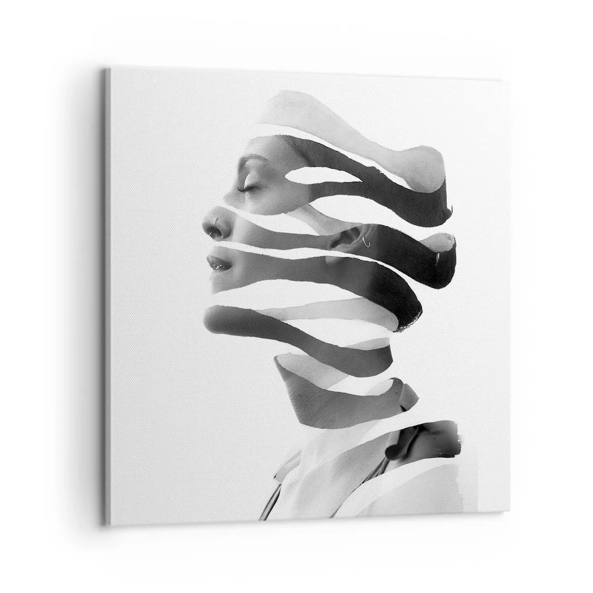 Impression sur toile - Image sur toile - Portrait surréaliste - 60x60 cm