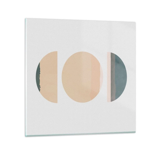 Impression sur verre - Image sur verre - Cercles après cercles - 70x70 cm