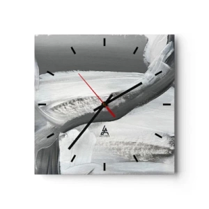 Horloge murale - Pendule murale - Un geste décisif - 40x40 cm