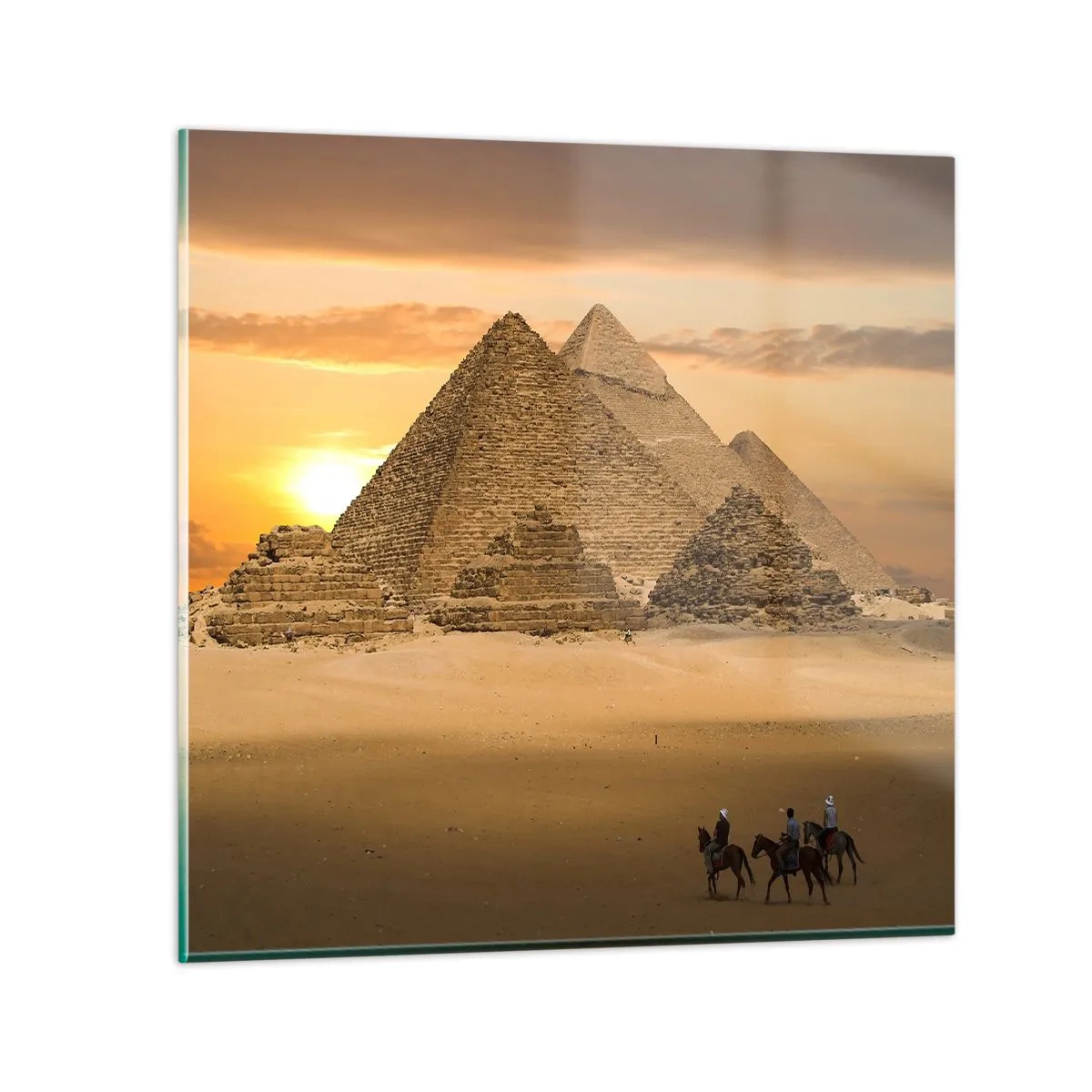 Impression sur verre - Image sur verre - Aucun changement depuis des milliers d'années - 40x40 cm