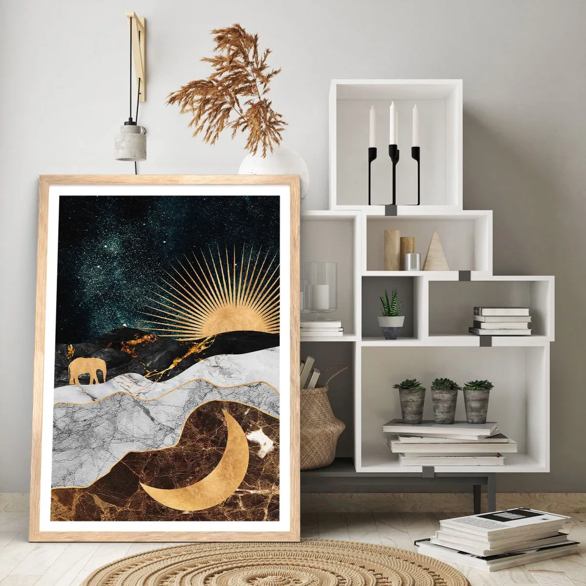 Affiche dans un chêne clair - Poster - Lois éternelles - 40x50 cm