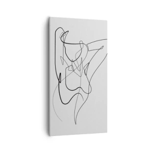 Impression sur toile - Image sur toile - Vraiment, tu es comme ça... - 55x100 cm