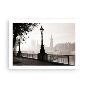 Affiche - Poster - Un matin londonien - 70x50 cm