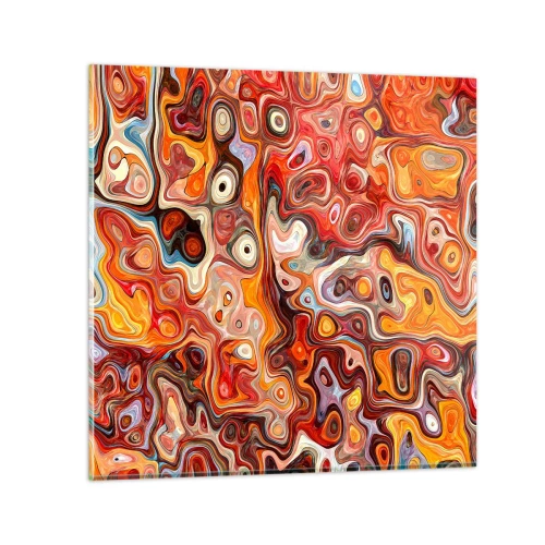 Impression sur verre - Image sur verre - Si les noix fondaient dans du miel - 70x70 cm