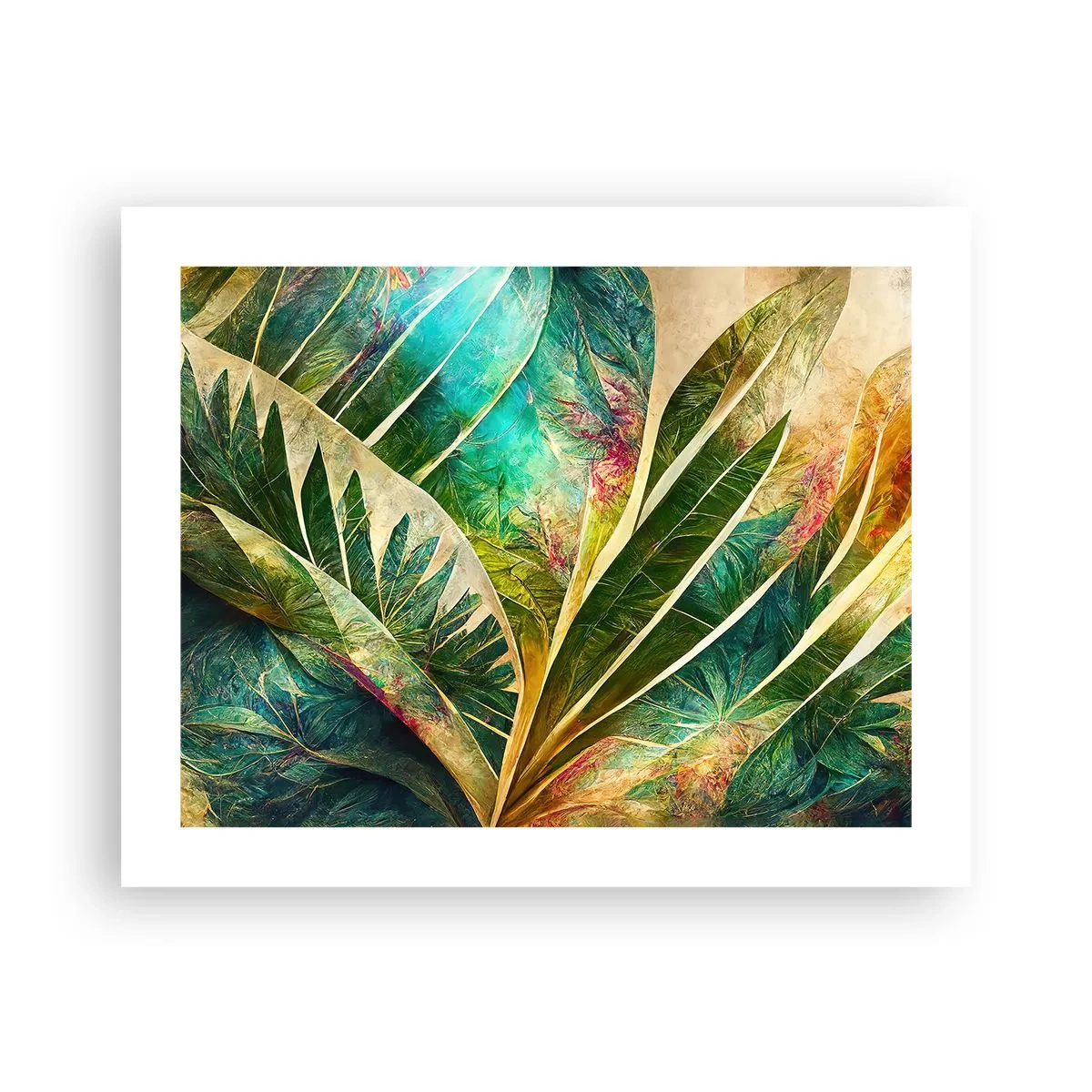 Affiche - Poster - Les couleurs des tropiques - 50x40 cm