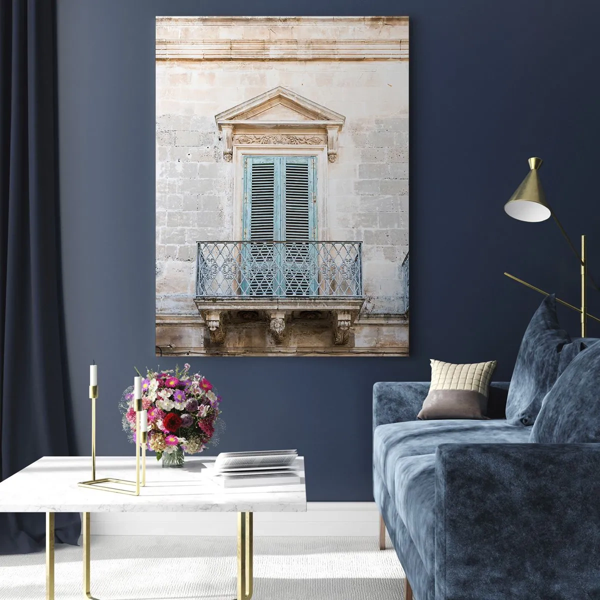 Impression sur verre - Image sur verre - Le charme unique de l'Italie - 80x120 cm