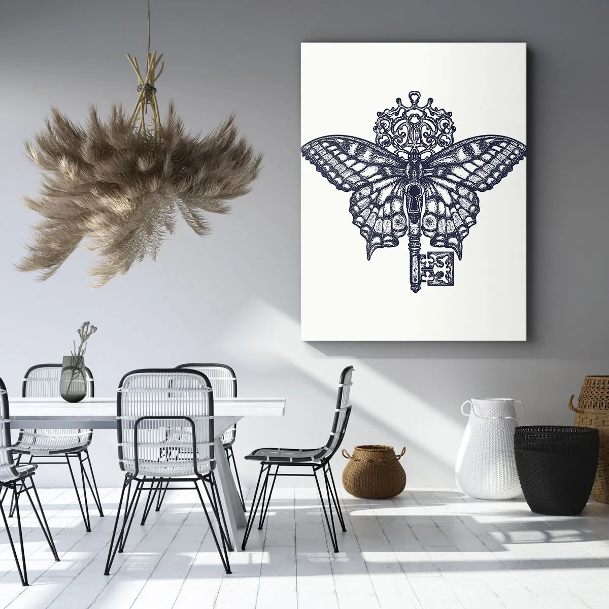 Impression sur toile - Image sur toile - Tous les secrets du coeur - 65x120 cm