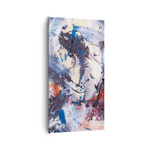 Impression sur toile - Image sur toile - La danse folle de l'abstrait - 65x120 cm
