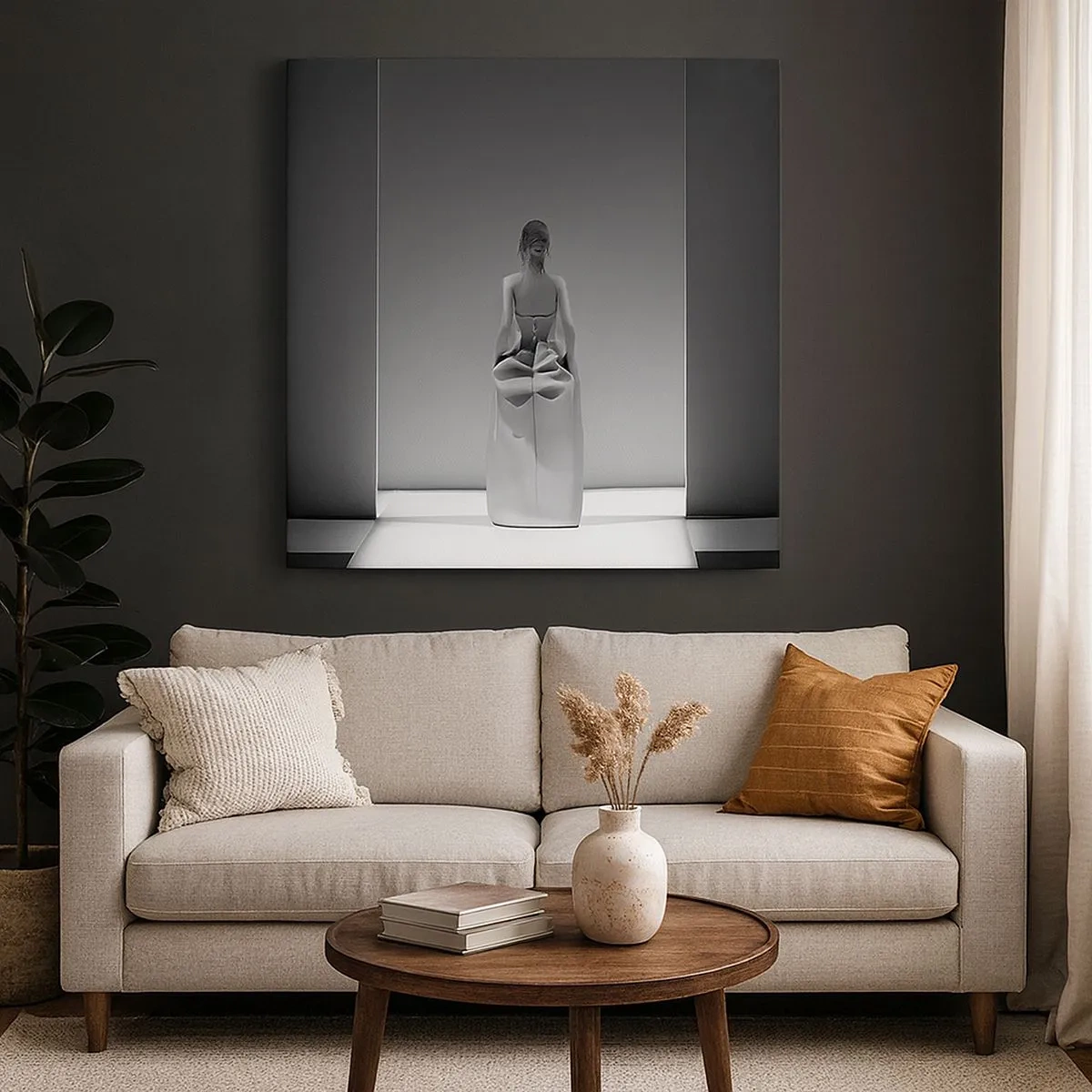 Impression sur toile - Image sur toile - Simplicité raffinée - 30x30 cm