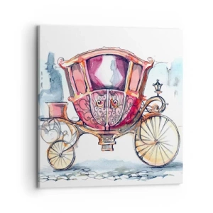 Impression sur toile - Image sur toile - À un mariage ou à un bal ? - 70x70 cm