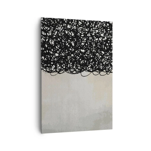 Impression sur toile - Image sur toile - Abstraction turbulente - 70x100 cm