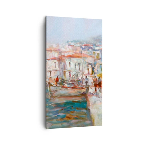 Impression sur toile - Image sur toile - Vacances pastelles - 45x80 cm