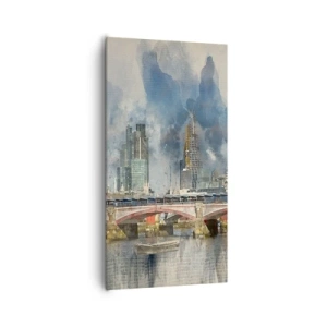 Impression sur toile - Image sur toile - Londres dans toute sa splendeur - 65x120 cm