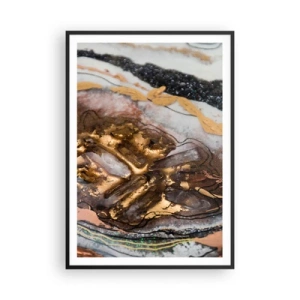 Affiche dans un cadre noir - Poster - Élément de la terre - 70x100 cm