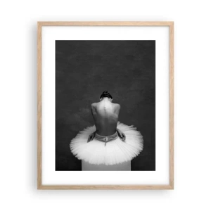 Affiche dans un chêne clair - Poster - C'est justement en train de fleurir - 40x50 cm