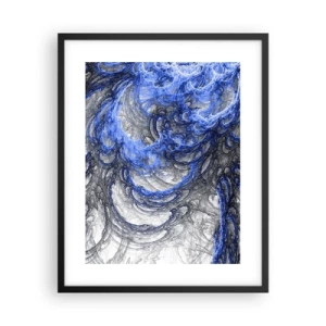 Affiche dans un cadre noir - Poster - La naissance d'une vague - 40x50 cm