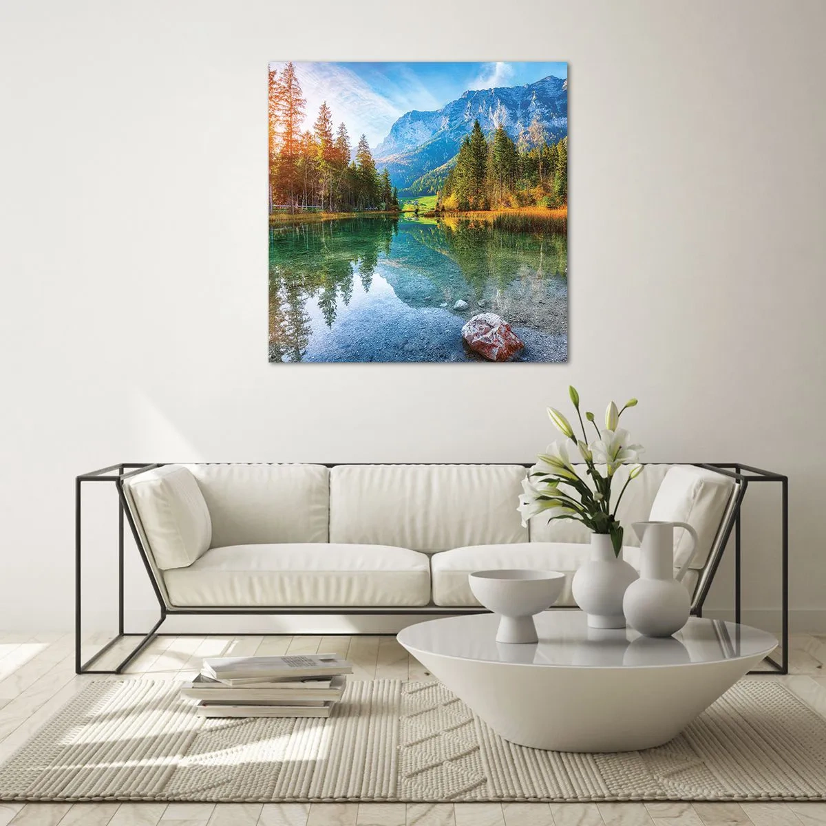 Impression sur verre - Image sur verre - Douceur automnale - 60x60 cm