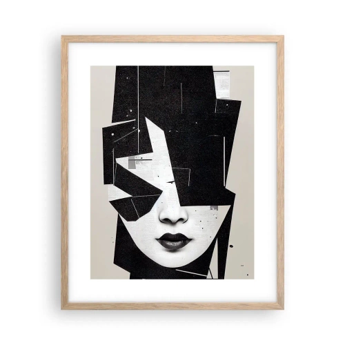 Affiche dans un chêne clair - Poster - Profondément caché - 40x50 cm