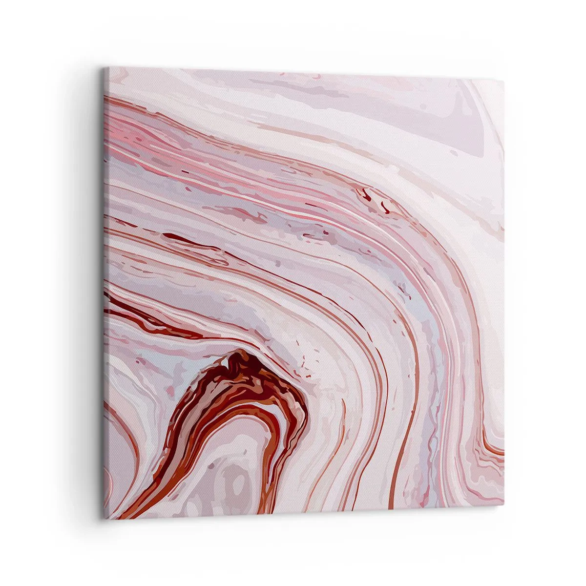Impression sur toile - Image sur toile - Tout droit, puis tout en bas - 50x50 cm