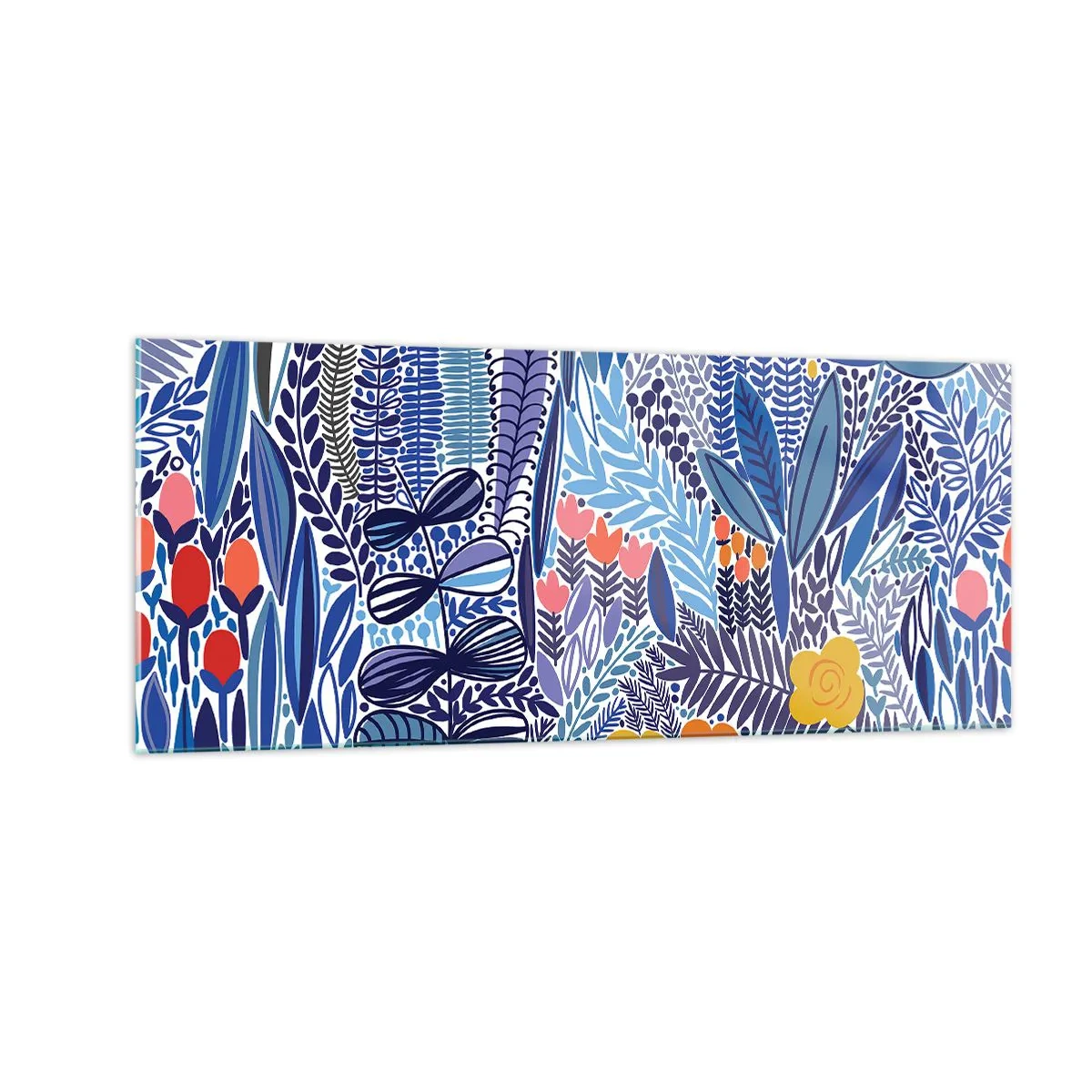 Impression sur verre - Image sur verre - Jardin hawaïen - 100x40 cm