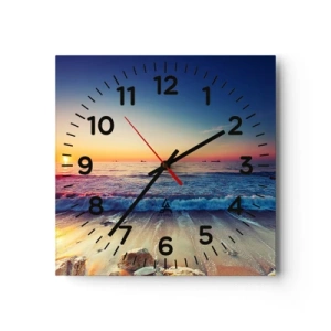 Horloge murale - Pendule murale - Mais quel horizon ? - 40x40 cm