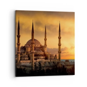 Impression sur toile - Image sur toile - Dieu est grand - 70x70 cm