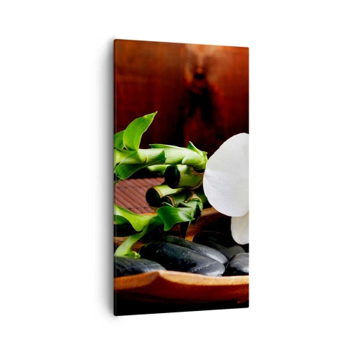 Impression sur toile - Image sur toile - Cédez au contact de la nature - 55x100 cm