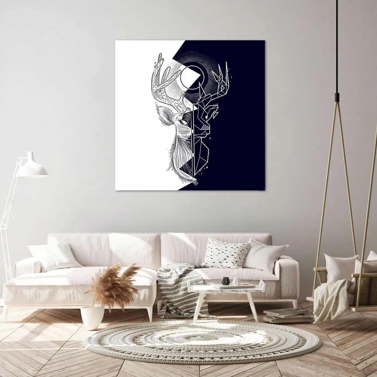 Impression sur toile - Image sur toile - La lutte et l'unité des contraires - 30x30 cm