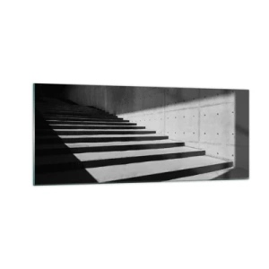 Impression sur verre - Image sur verre - La beauté brute du modernisme - 100x40 cm