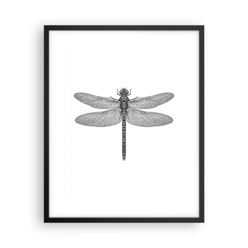 Affiche dans un cadre noir - Poster - Précision de la nature - 40x50 cm