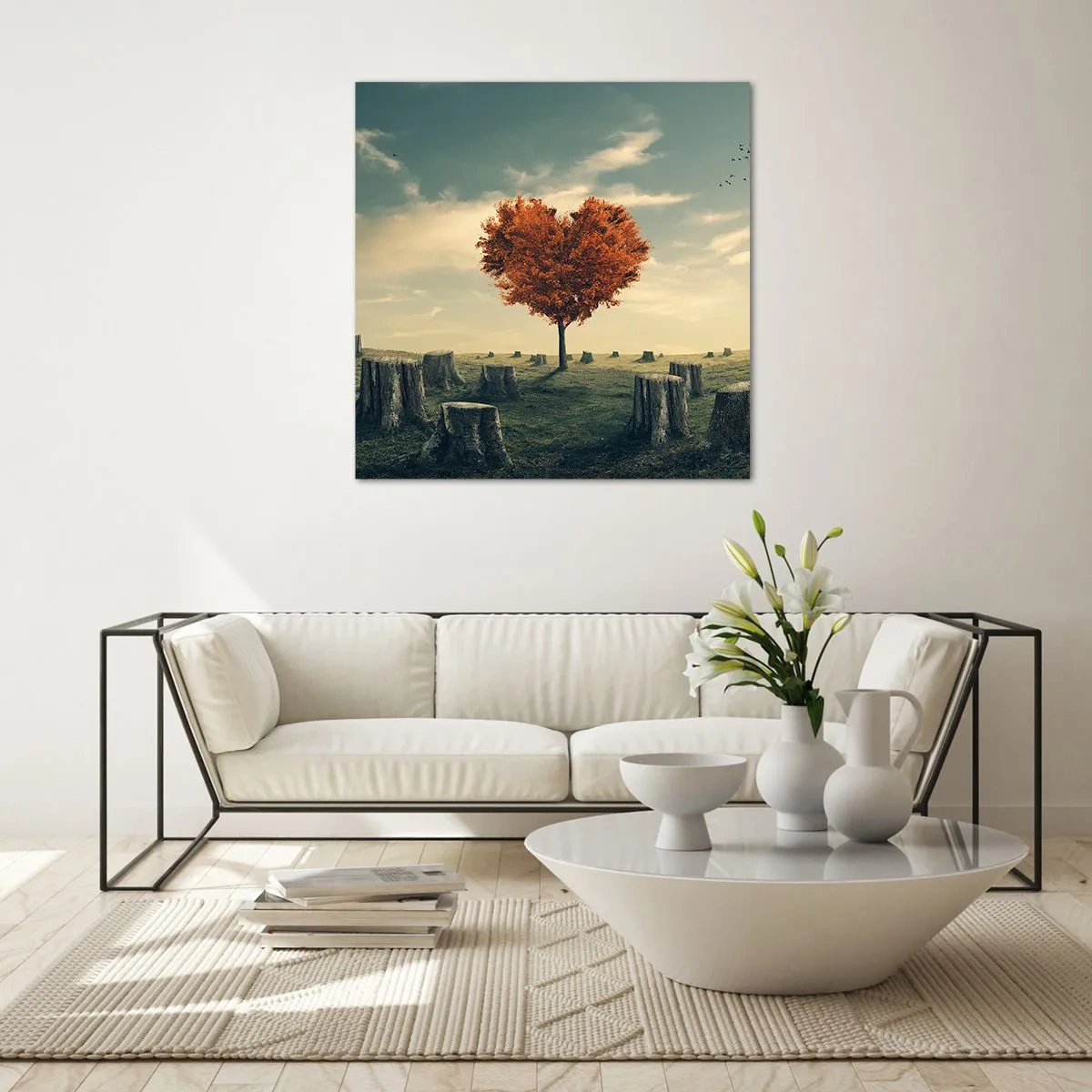 Impression sur verre - Image sur verre - Il y a toujours de l'espoir - 40x40 cm