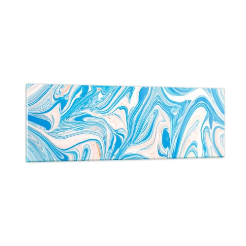 Impression sur verre - Image sur verre - Bassin turquoise - 90x30 cm