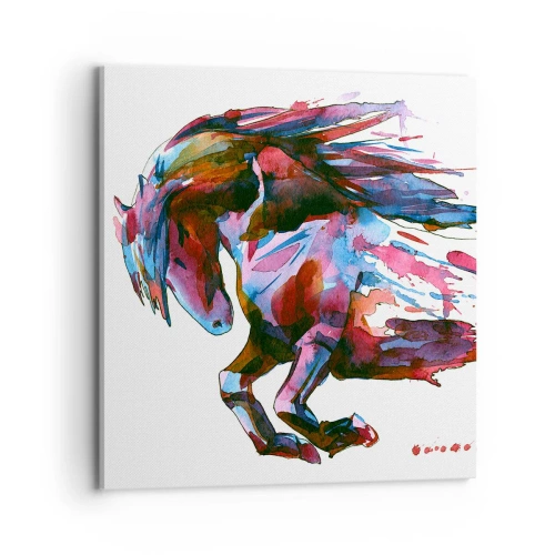 Impression sur toile - Image sur toile - Dans le ravissement - 70x70 cm