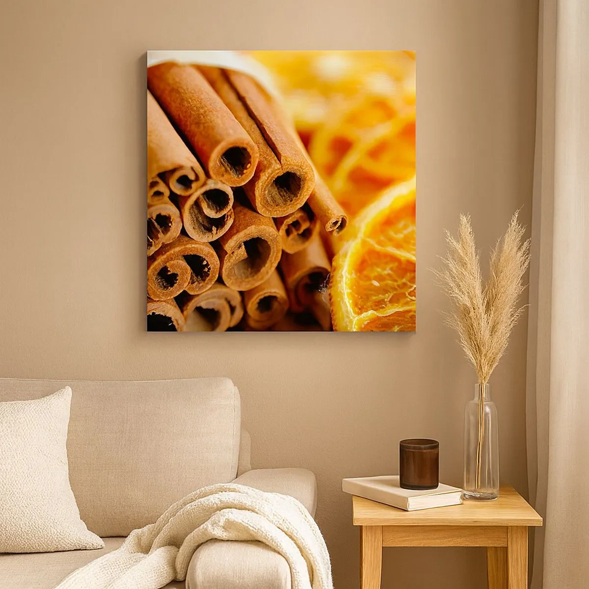 Impression sur toile - Image sur toile - Sentez-vous leurs odeurs? - 30x30 cm