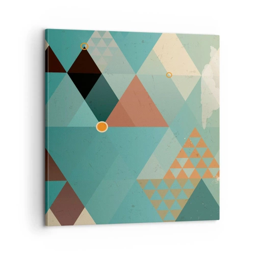 Impression sur toile - Image sur toile - Unité de la multiplicité, multiplicité de l'unité - 60x60 cm