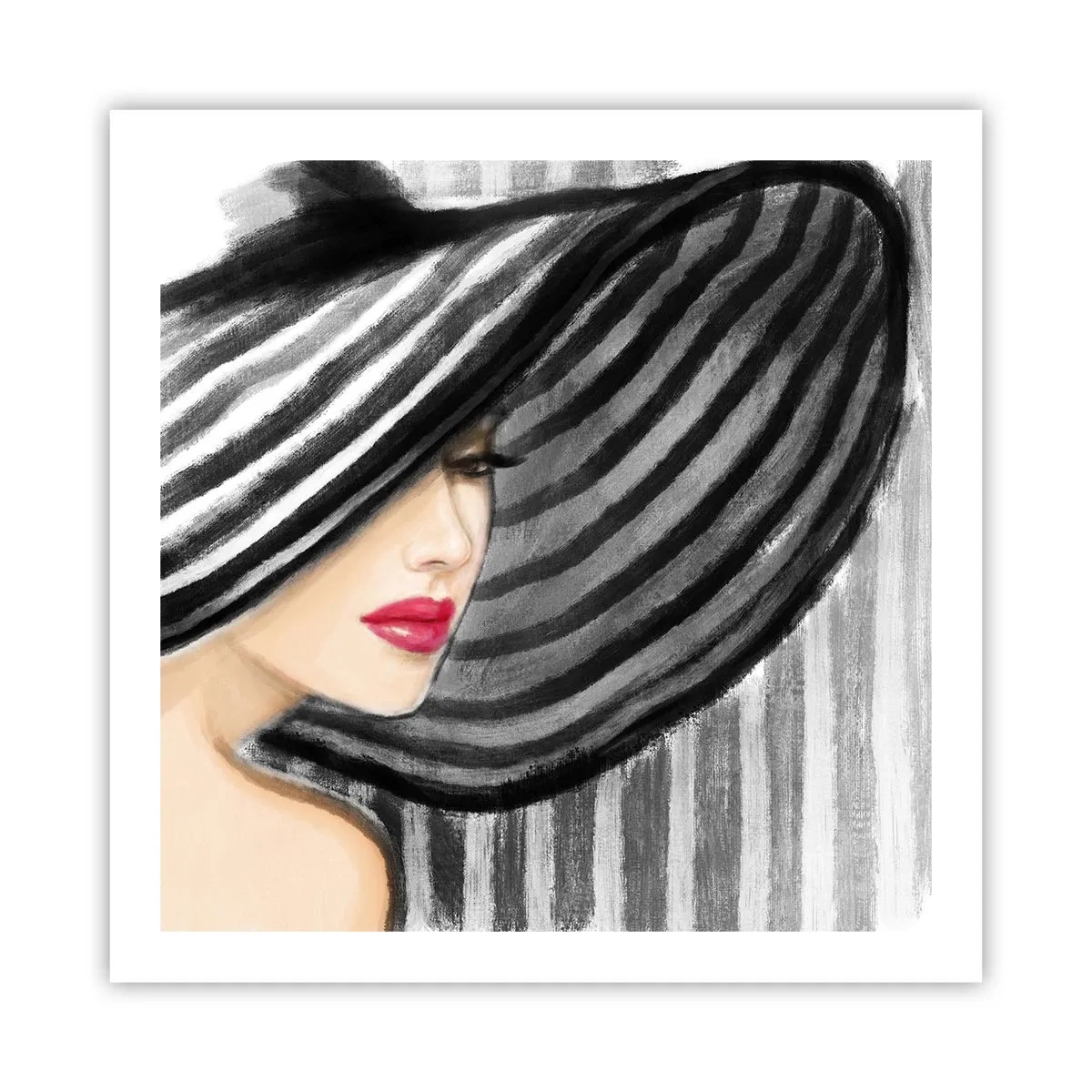 Affiche - Poster - Où te chercher ? - 60x60 cm