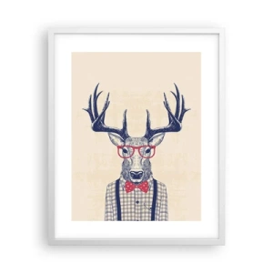 Affiche dans un cadre blanc - Poster - Une extravagance amusante - 40x50 cm