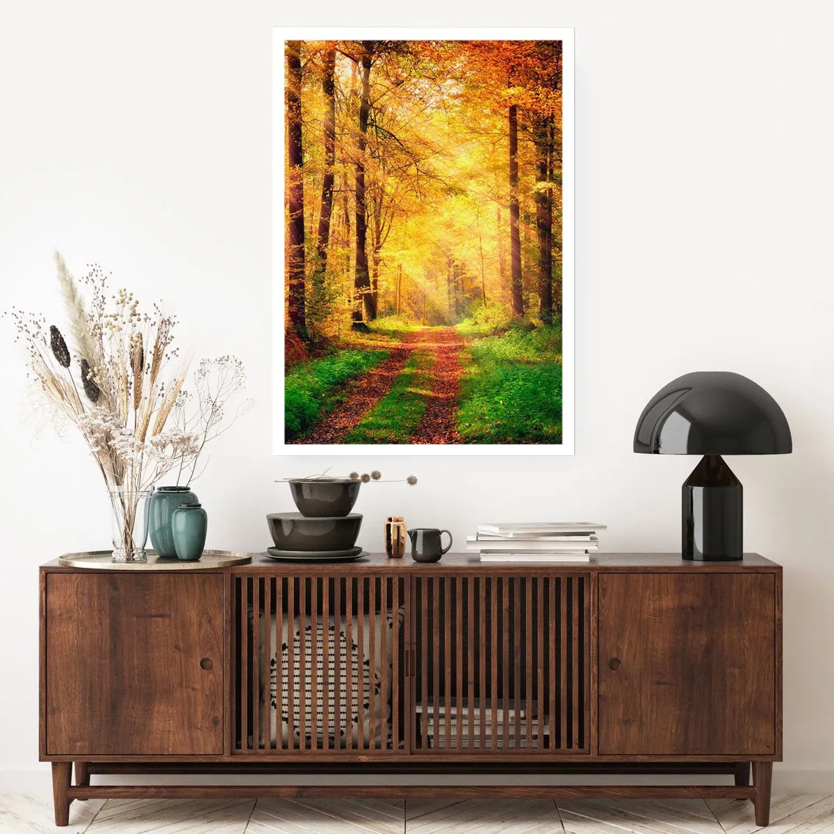 Affiche - Poster - Silence d'or en forêt - 30x40 cm