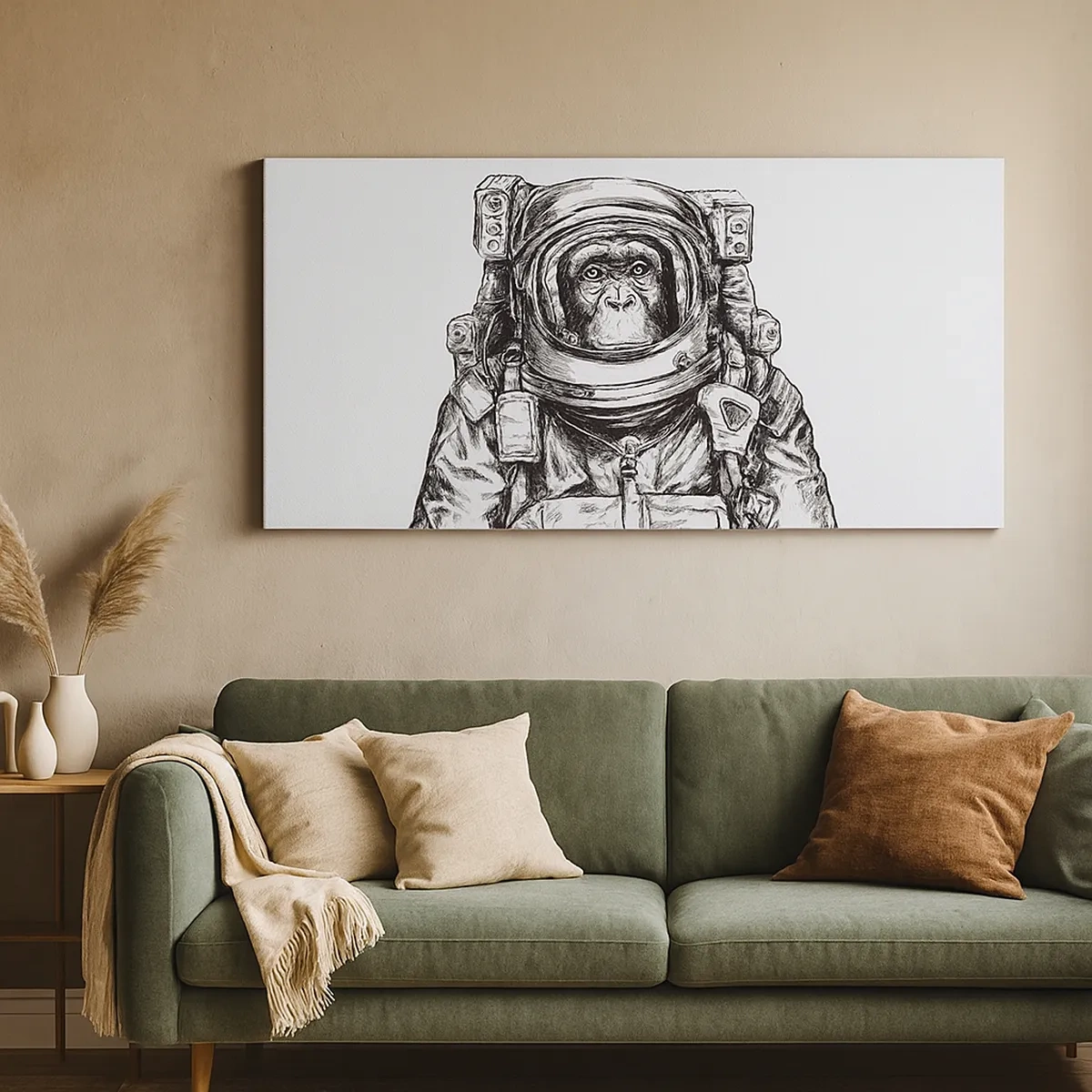 Impression sur toile - Image sur toile - Évolution alternative - 30x30 cm