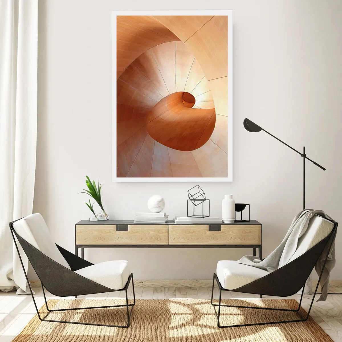 Affiche - Poster - Serpentin architectural - 30x40 cm