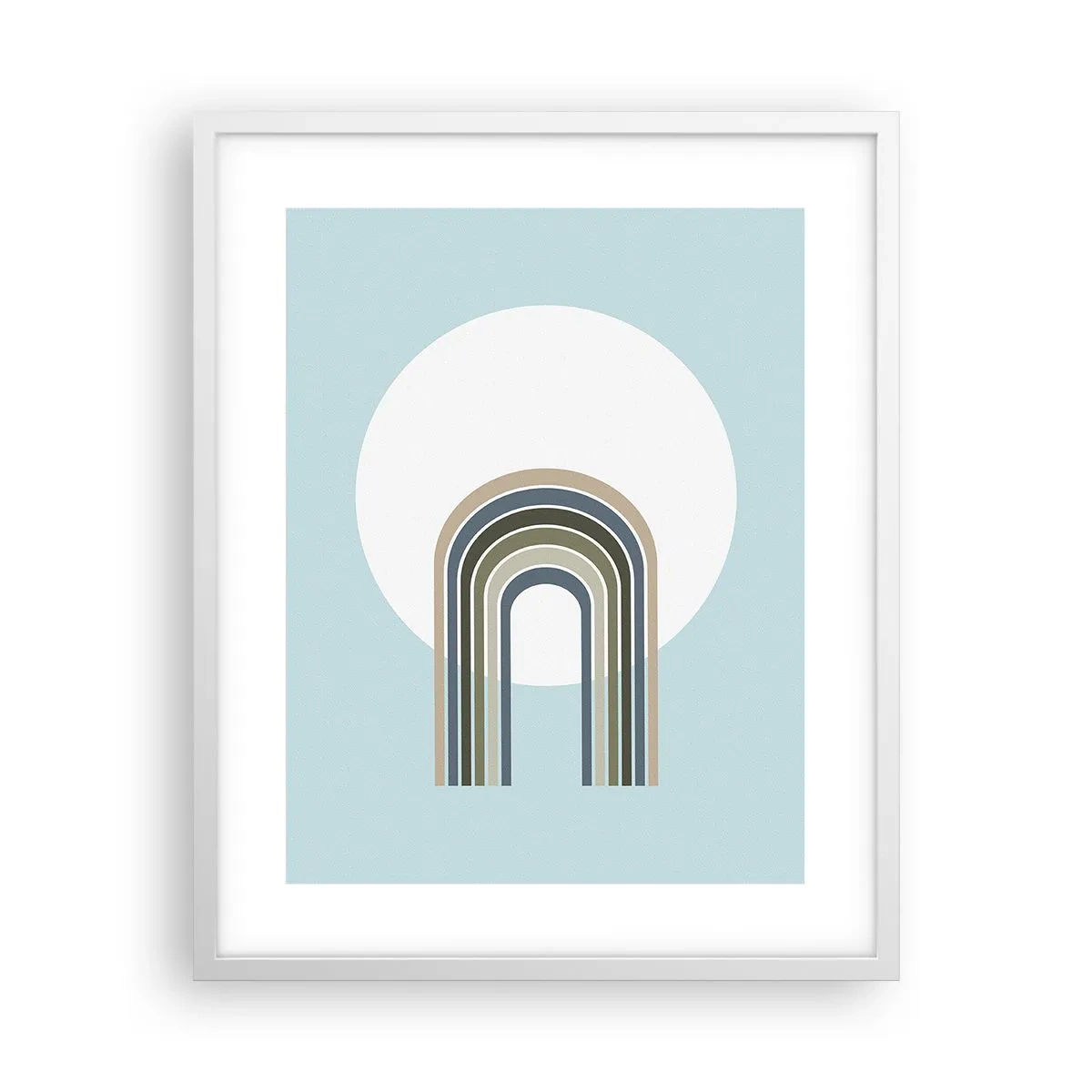 Affiche dans un cadre blanc - Poster - Attraction irrésistible - 40x50 cm