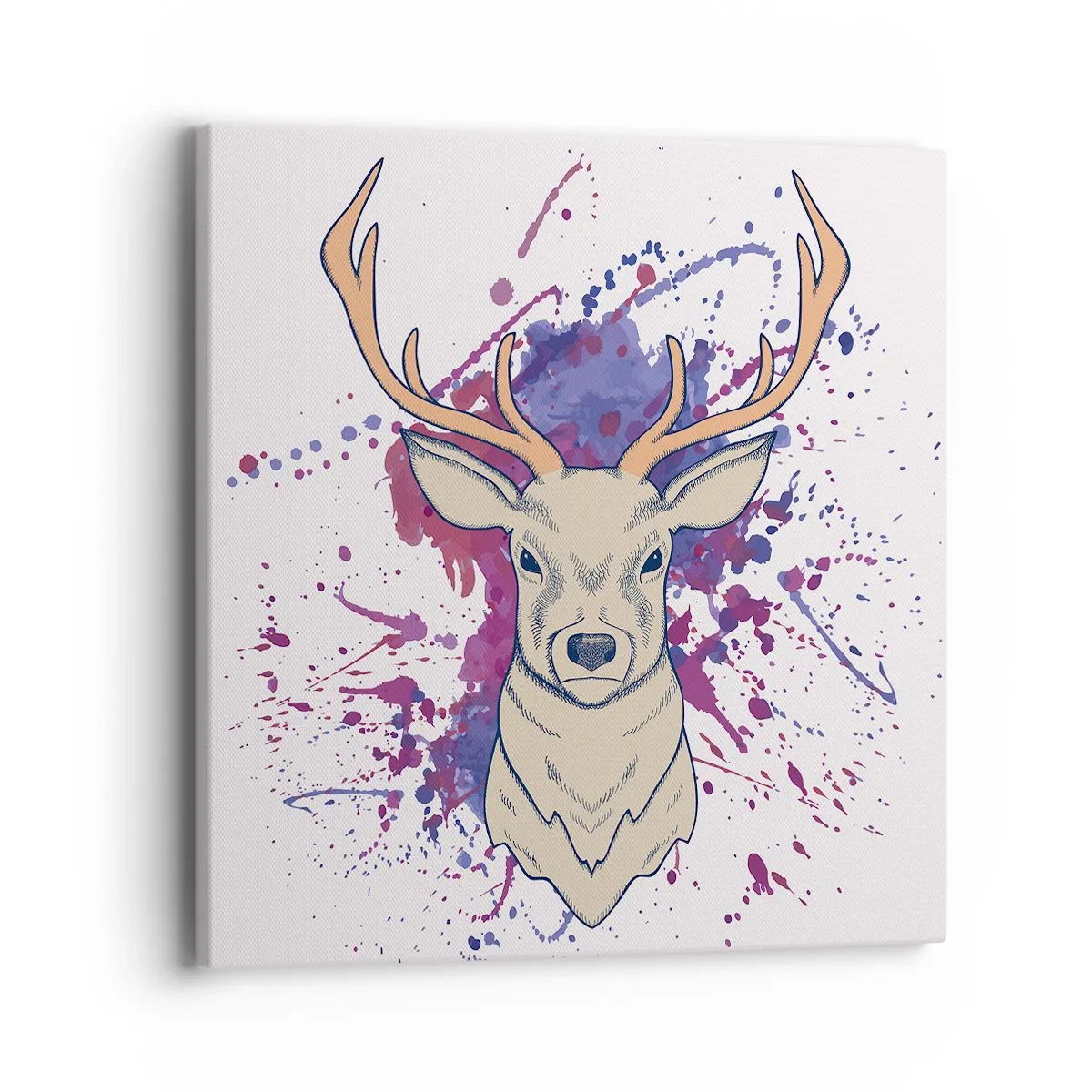 Impression sur toile - Image sur toile - Courage et équilibre - 40x40 cm