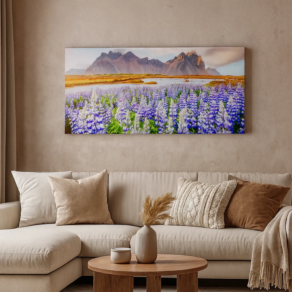 Impression sur toile - Image sur toile - La force et l'austérité côtoient la douceur - 30x30 cm