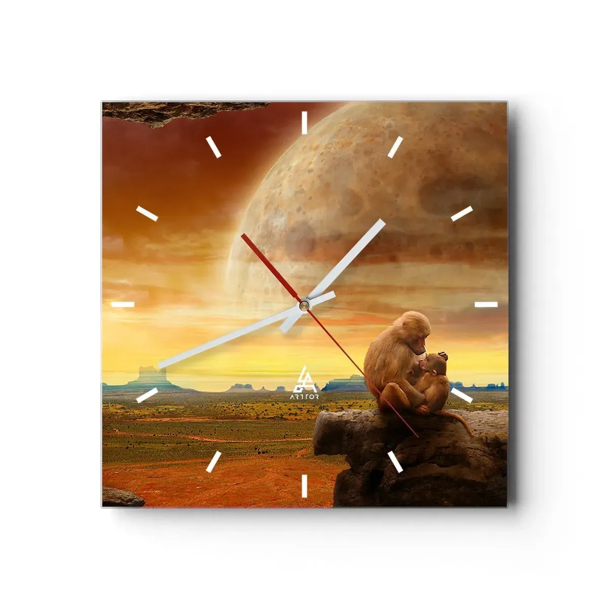 Horloge murale - Pendule murale - L'amour est le même partout - 40x40 cm