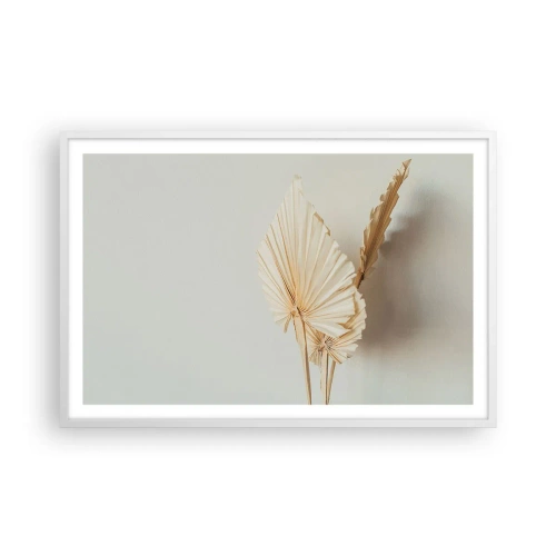 Affiche dans un cadre blanc - Poster - Quand tu dois t’apaiser - 91x61 cm